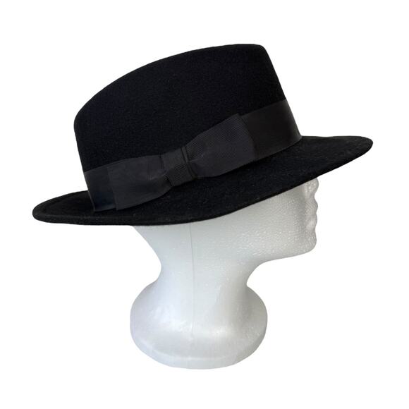 Vintage Street Smart by Betmar Fedora Hat 100% Wool Felt Women's Made in USA - Picture 5 of 15